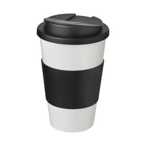 Tazza termica Americano® da 350 ml con impugnatura e coperchio ermetico - cod. P210696