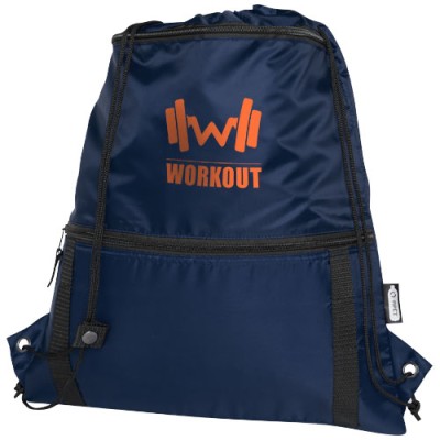 Borsa termica con coulisse in materiale riciclato Adventure - 9L Borsa termica con coulisse in materiale riciclato Adventure - 9L