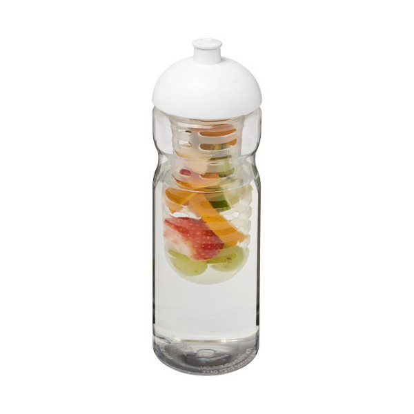 Borraccia sportiva H2O Active® Base da 650 ml con coperchio a cupola e infusore - cod. P210048