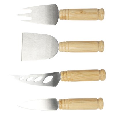 Set per formaggio Cheds da 4 pezzi in bambù