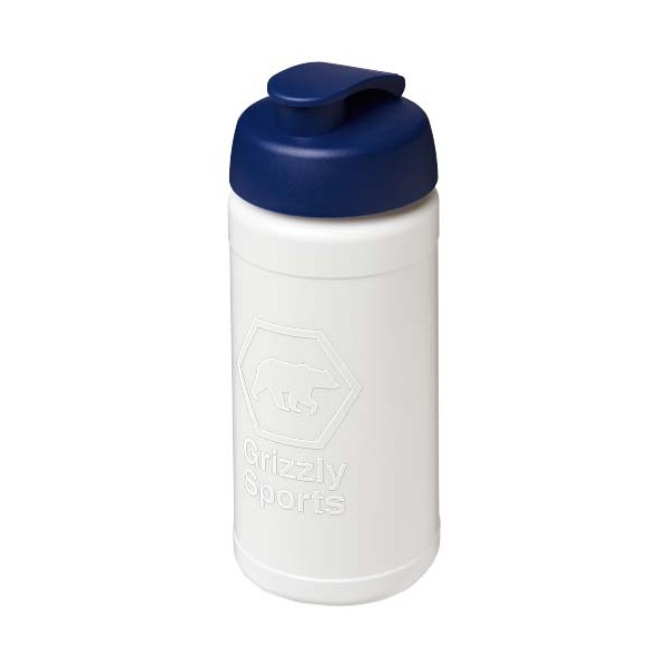 Borraccia sportiva in materiale riciclato con coperchio a scatto da 500 ml Baseline Rise - cod. P210289