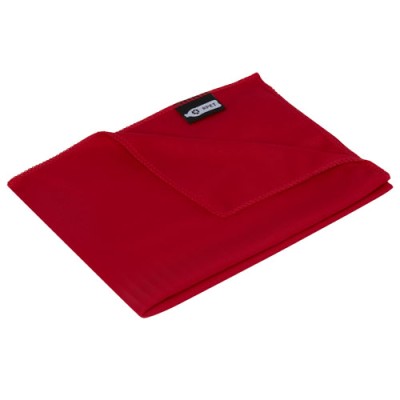 Asciugamano sportivo Raquel di raffreddamento in PET riciclato con pouch 80 x 30 cm