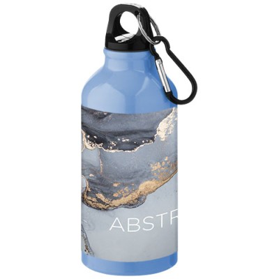 Borraccia sportiva in alluminio con moschettone da 400 ml Oregon