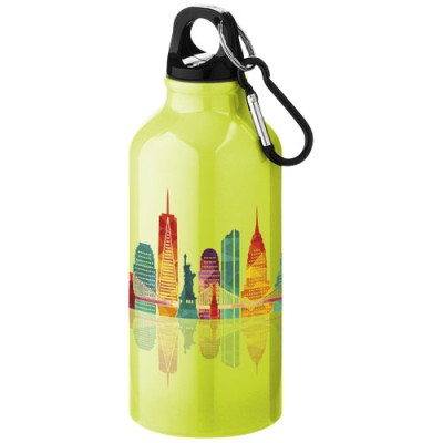 Borraccia sportiva in alluminio con moschettone da 400 ml Oregon