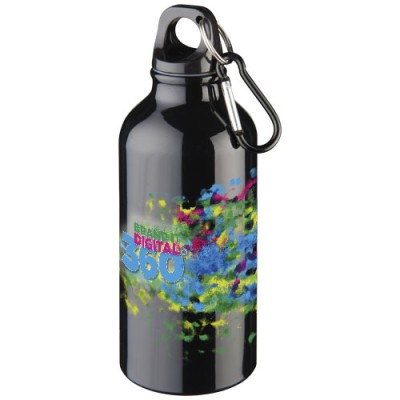 Borraccia sportiva in alluminio con moschettone da 400 ml Oregon
