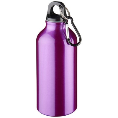 Borraccia sportiva in alluminio con moschettone da 400 ml Oregon