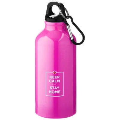 Borraccia sportiva in alluminio con moschettone da 400 ml Oregon
