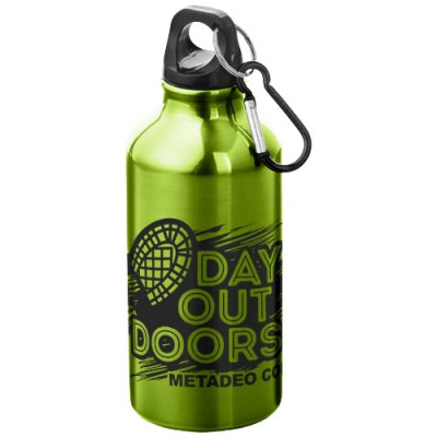 Borraccia sportiva in alluminio con moschettone da 400 ml Oregon