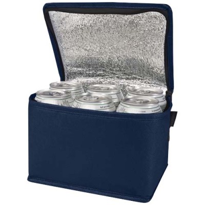 Borsa termica con capacità per 6 lattine in tessuto non tessuto riciclato certificato GRS Spectrum - 4L Borsa termica con capacità per 6 lattine in tessuto non tessuto riciclato certificato GRS Spectrum - 4L