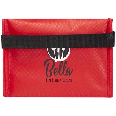 Borsa termica con capacità per 6 lattine in tessuto non tessuto riciclato certificato GRS Spectrum - 4L Borsa termica con capacità per 6 lattine in tessuto non tessuto riciclato certificato GRS Spectrum - 4L