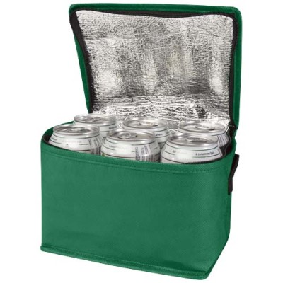 Borsa termica con capacità per 6 lattine in tessuto non tessuto riciclato certificato GRS Spectrum - 4L Borsa termica con capacità per 6 lattine in tessuto non tessuto riciclato certificato GRS Spectrum - 4L