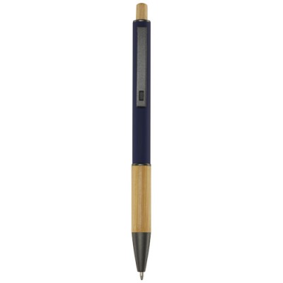 Penna a sfera in alluminio riciclato Darius (inchiostro blu)