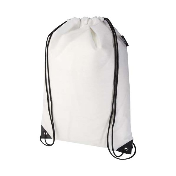 Borsa con coulisse in tessuto non tessuto riciclato certificato GRS Evergreen - 5L - cod. P130080