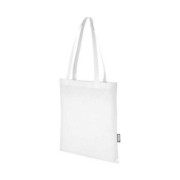 Tote bag convention in tessuto non tessuto riciclato certificato GRS Zeus 6l - cod. P130051