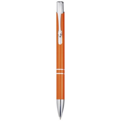 Penna a sfera in alluminio riciclato Moneta (inchiostro nero)