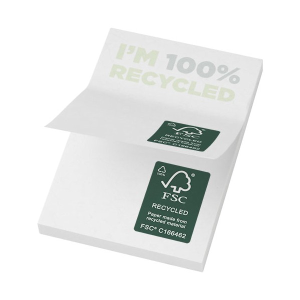 Foglietti adesivi in carta riciclata 50 x 75 mm Sticky-Mate®  - cod. P21285