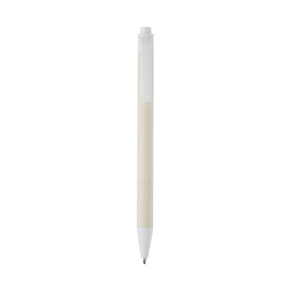 Penna a sfera Dairy Dream realizzata con cartoni del latte riciclati (inchiostro nero) - cod. P107807