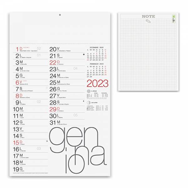 Calendari olandesi con stampa MODERNO