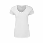 T-Shirt Donna Bianca Iconic V-Neck - 1319