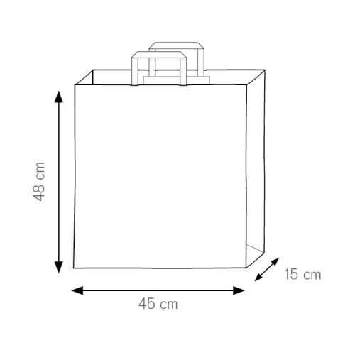 Buste shopper con logo PG066 - cod. PG066