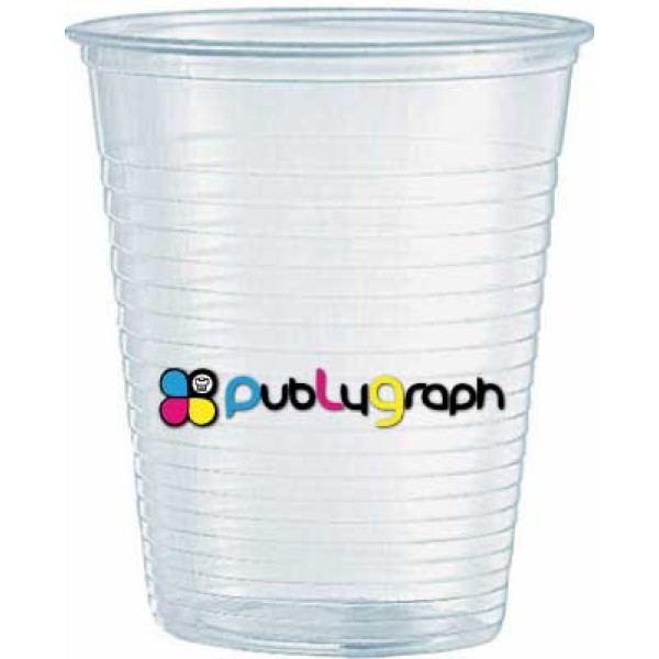Bicchiere di plastica per acqua personalizzato