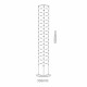 Espositore da terra - cod. art. MDTOW1680+DCTA4+DCTA5 - cod. MDTOW1680+DCTA4+DCTA5
