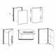 Espositore da parete - cod. art. PQA5 - cod. PQA5