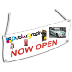 Striscioni pubblicitari in PVC altezza 100 cm.