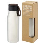 Borracce termiche in acciaio inossidabile da 500 ml con isolamento sottovuoto in rame, coperchio e cinturino in finta pelle L - P100668