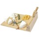 Tagliere e utensili Mancheg magnetici per formaggio in bambù