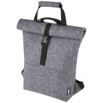 Borsa per bicicletta con chiusura arrotolabile in feltro riciclato GRS Felta - 13L - P120663