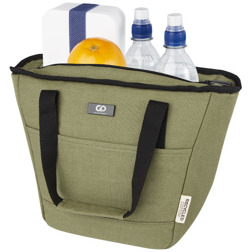 Borsa termica portapranzo per 9 lattine in tela riciclata certificata GRS Joey - 6L Borsa termica portapranzo per 9 lattine in tela riciclata certificata GRS Joey - 6L - cod. P120679