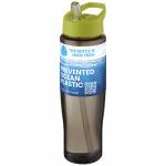 Borraccia sportiva da 700 ml con coperchio con beccuccio H2O Active® Eco Tempo - P210449