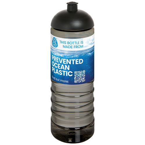 Borraccia sportiva con coperchio a cupola da 750 ml H2O Active® Eco Treble Borraccia sportiva con coperchio a cupola da 750 ml H2O Active® Eco Treble - cod. P210480