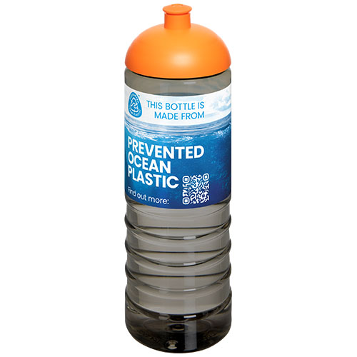 Borraccia sportiva con coperchio a cupola da 750 ml H2O Active® Eco Treble Borraccia sportiva con coperchio a cupola da 750 ml H2O Active® Eco Treble - cod. P210480