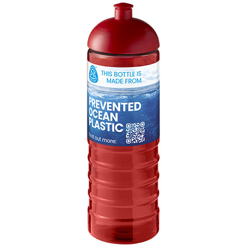 Borraccia sportiva con coperchio a cupola da 750 ml H2O Active® Eco Treble Borraccia sportiva con coperchio a cupola da 750 ml H2O Active® Eco Treble - cod. P210480