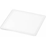Sottobicchiere Ellison in plastica di forma quadrata con inserto di carta - P210513