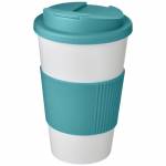 Bicchieri Americano® 350 ml tumbler with grip & spill-proof lid - P210696