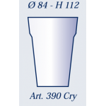 Bicchieri personalizzati plastica da stampare art. 400 tc 300 - 0028