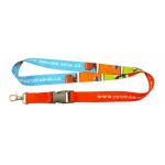 Laynard personalizzati stampa a colori 2 lati - altezza 1 cm.