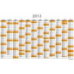 Planning da tavolo A4 (stampa su f/r)