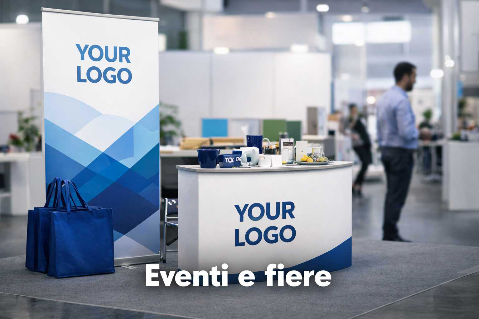 Materiale promozionale personalizzato per eventi e fiere
