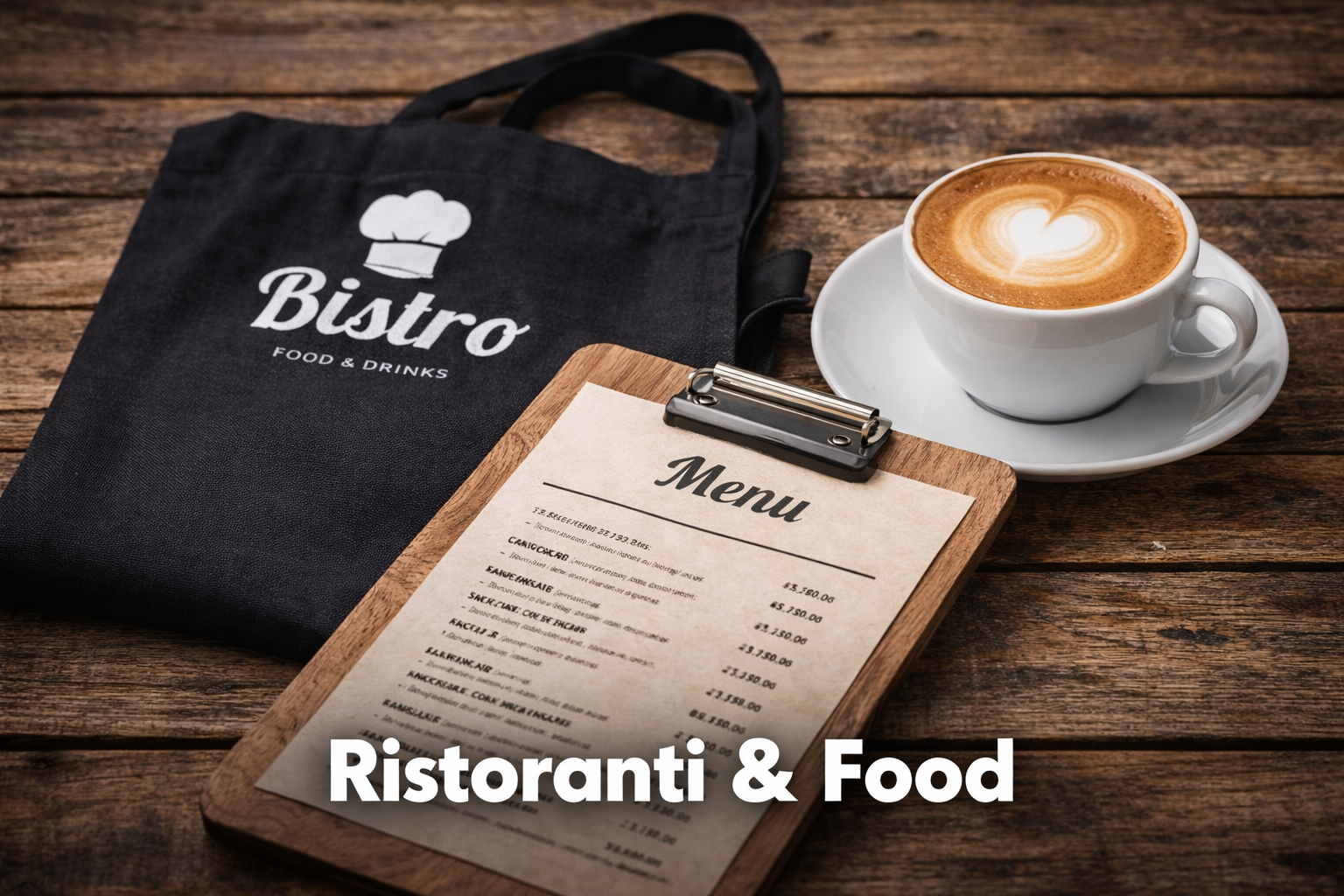 Stampa e forniture personalizzate per ristoranti e food