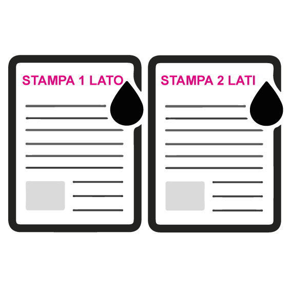 Stampa 2 lati ad 1 colore